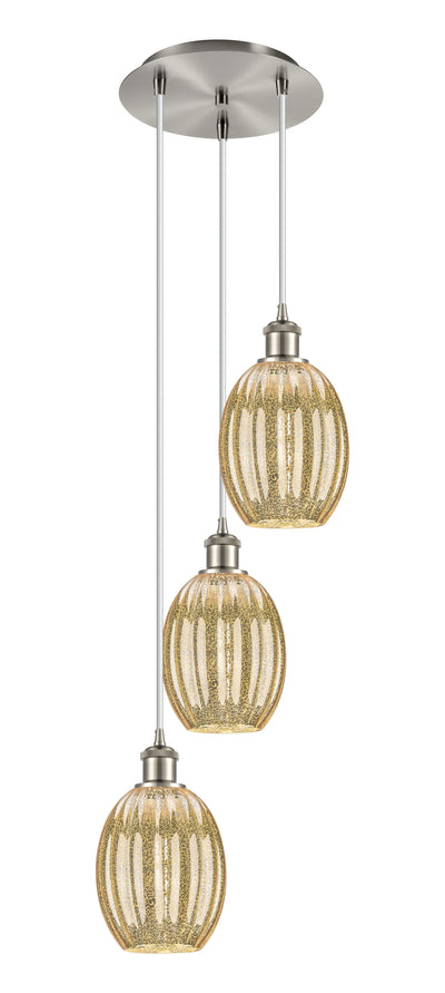 Ballston Multi Pendant Antique Brass Finish