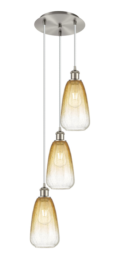 Ballston Multi Pendant Antique Brass Finish