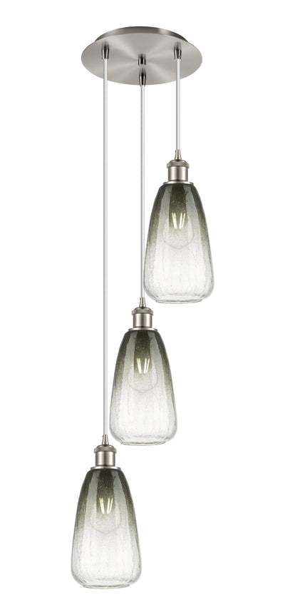 Ballston Multi Pendant Antique Brass Finish
