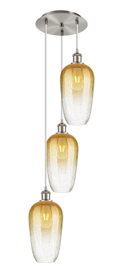 Ballston Multi Pendant Antique Brass Finish