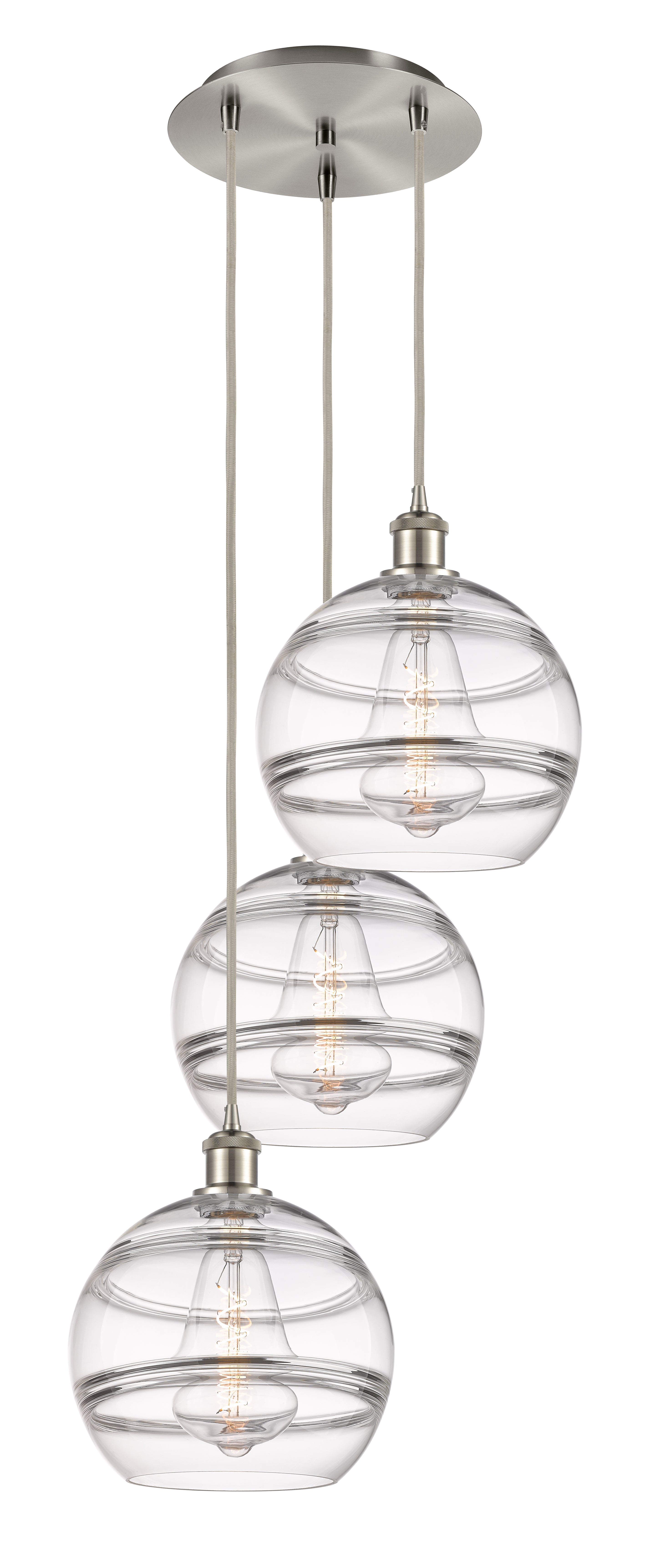 Ballston Multi Pendant Antique Brass Finish