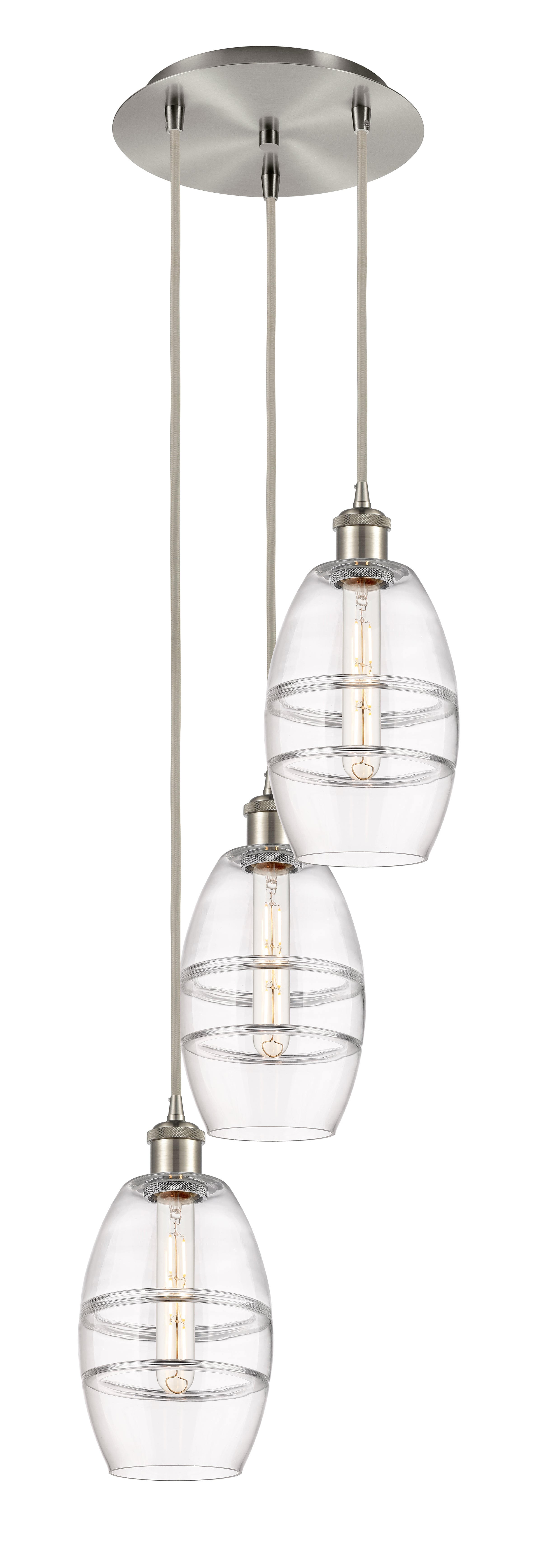 Ballston Multi Pendant Antique Brass Finish