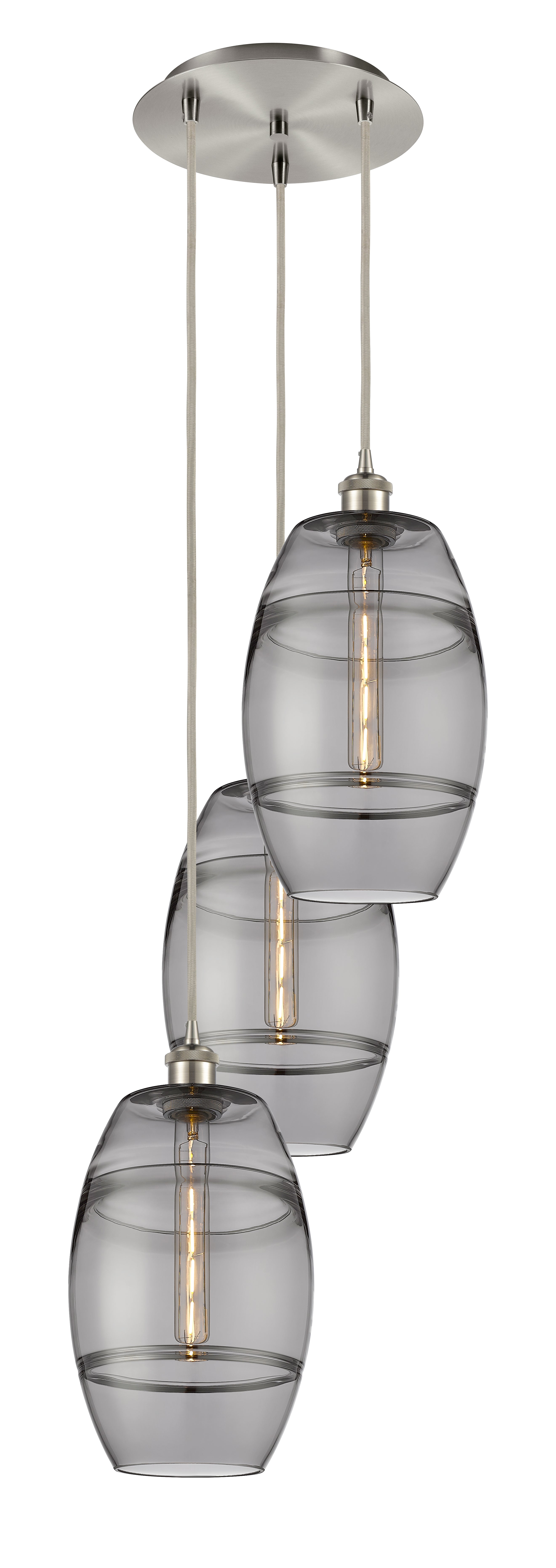 Ballston Multi Pendant Antique Brass Finish