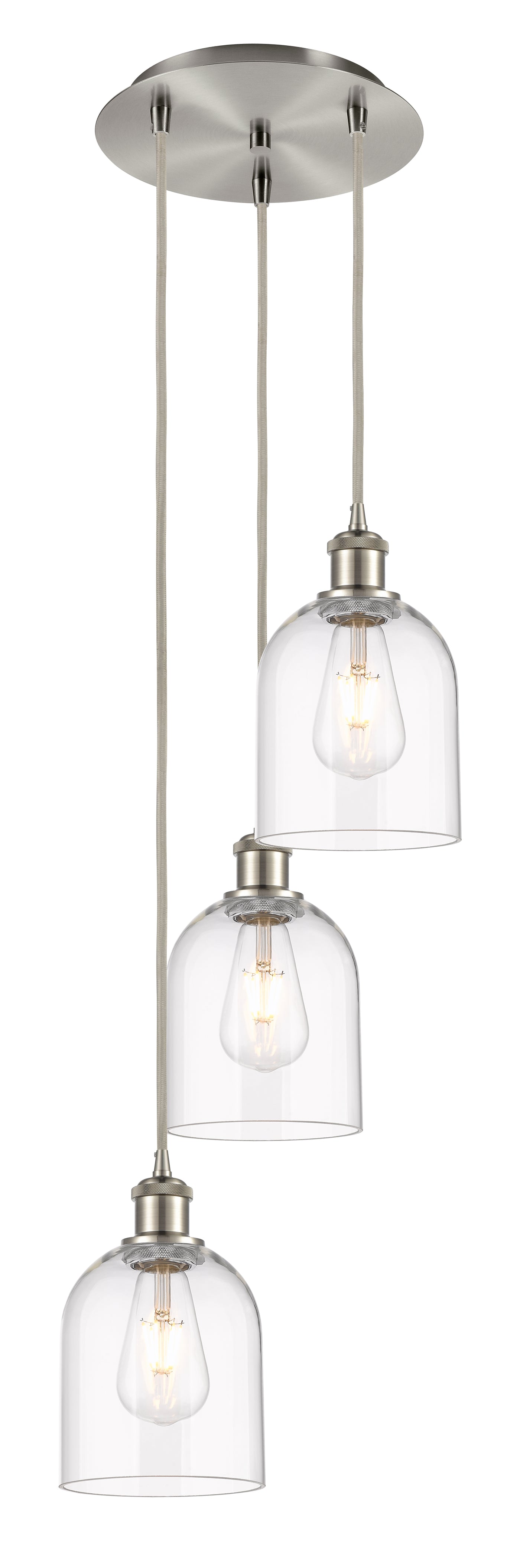 Ballston Multi Pendant Antique Brass Finish