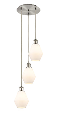 Ballston Multi Pendant Antique Brass Glass