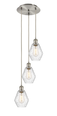Ballston Multi Pendant Antique Brass Glass