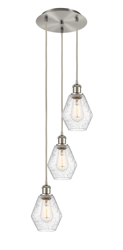 Ballston Multi Pendant Antique Brass Glass