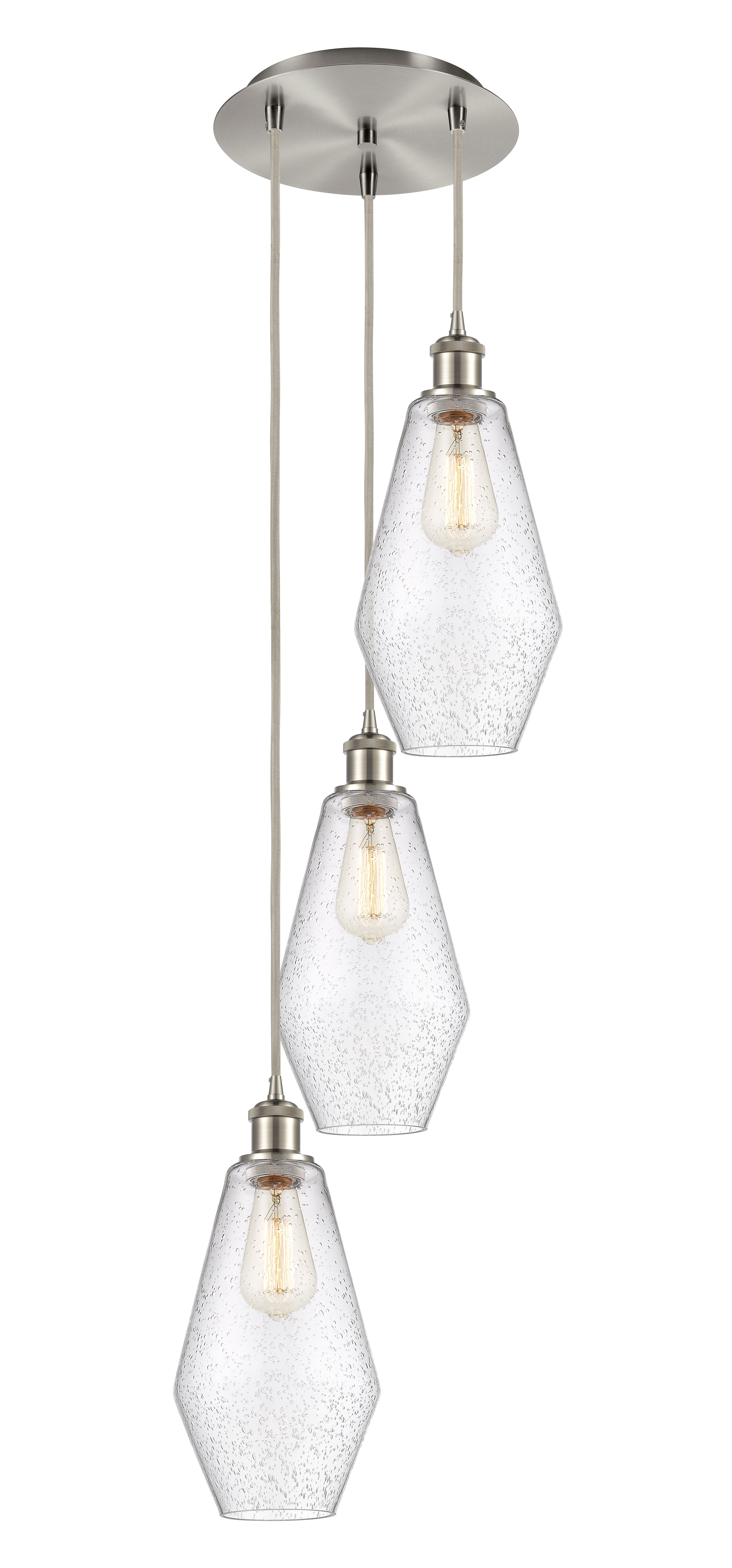 Ballston Multi Pendant Cast Brass Antique
