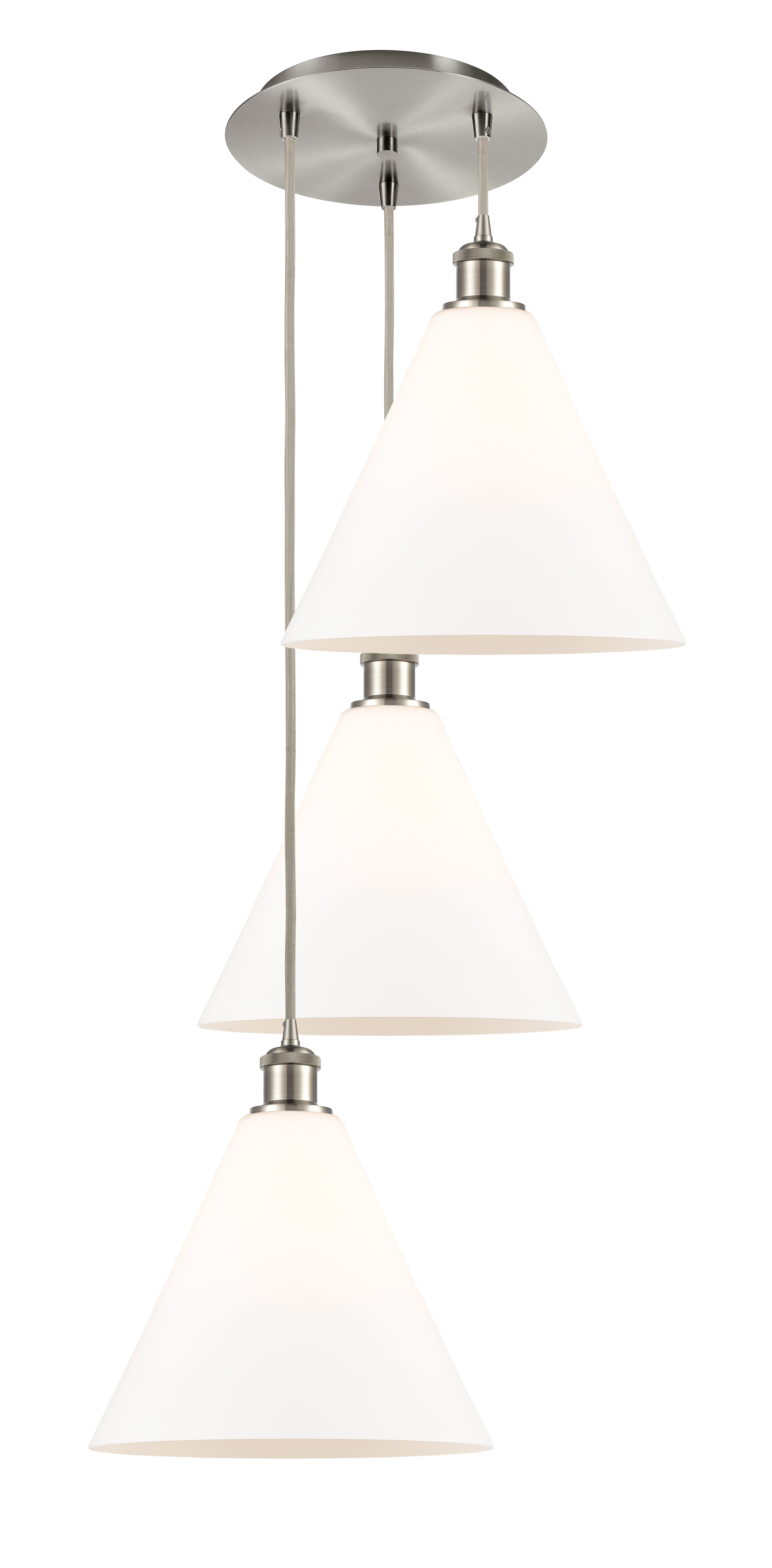 Ballston Multi Pendant Cast Brass Finish