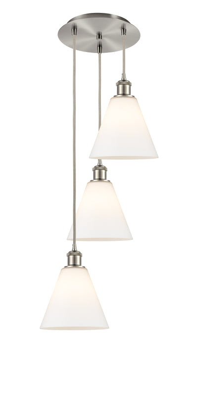 Ballston Multi Pendant Cast Brass 14.5 Inch