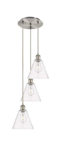 Ballston Multi Pendant Cast Brass 14.5 Inch