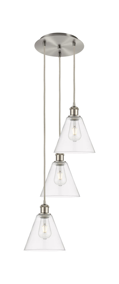 Ballston Multi Pendant Cast Brass 14.5 Inch