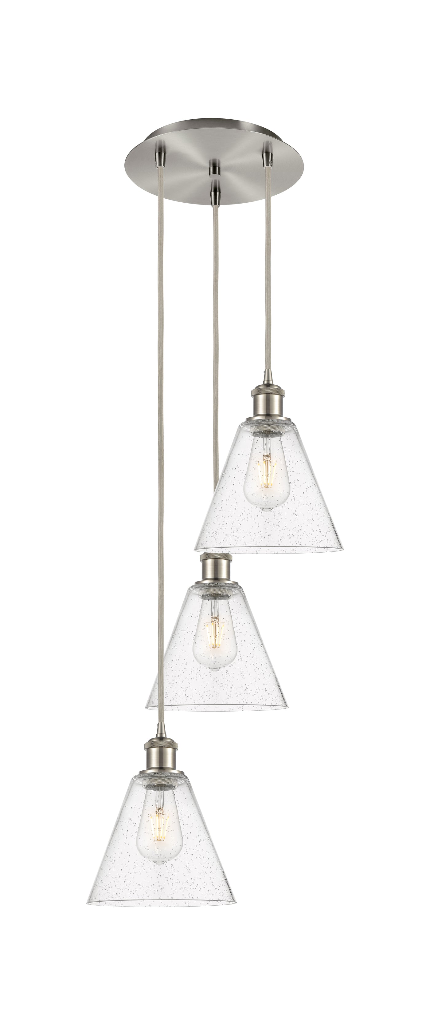 Ballston Multi Pendant Cast Brass 14.5 Inch