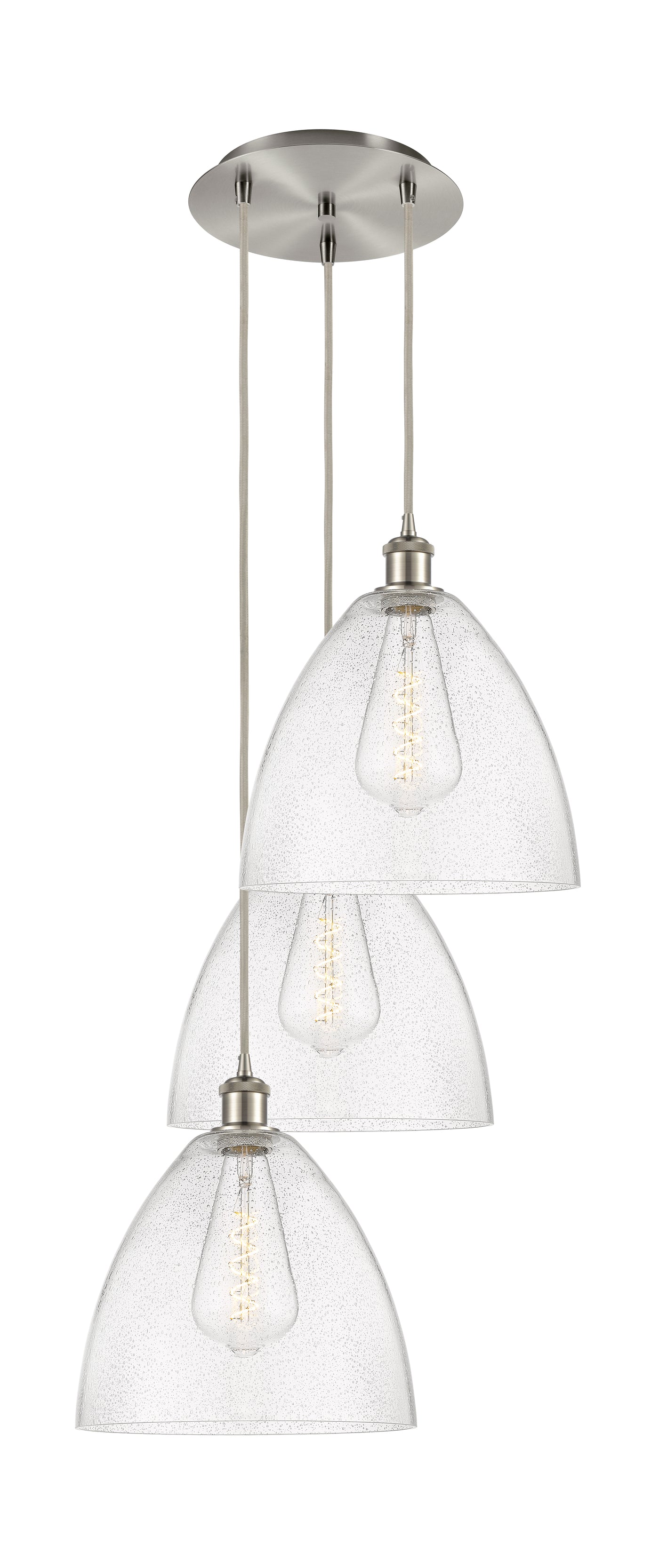 Ballston Multi Pendant Antique Brass Finish
