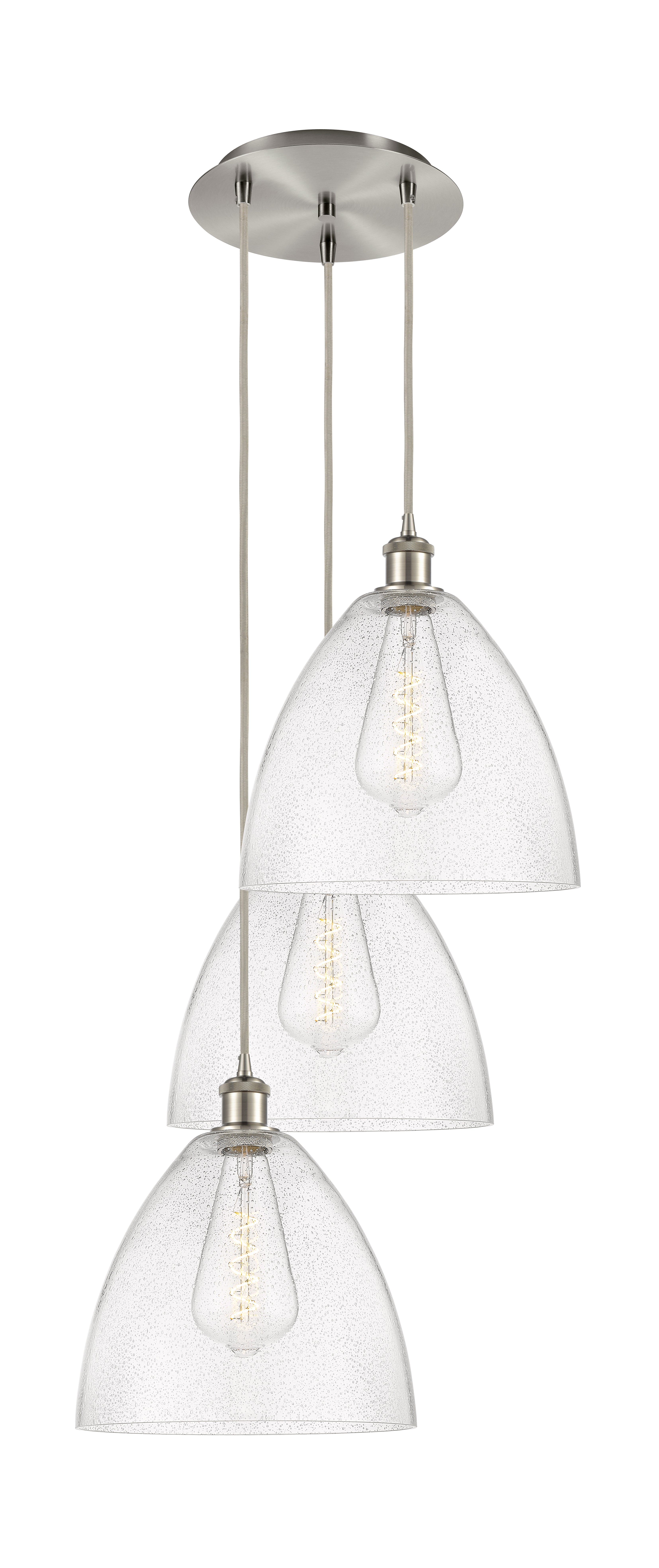 Ballston Multi Pendant Antique Brass Finish