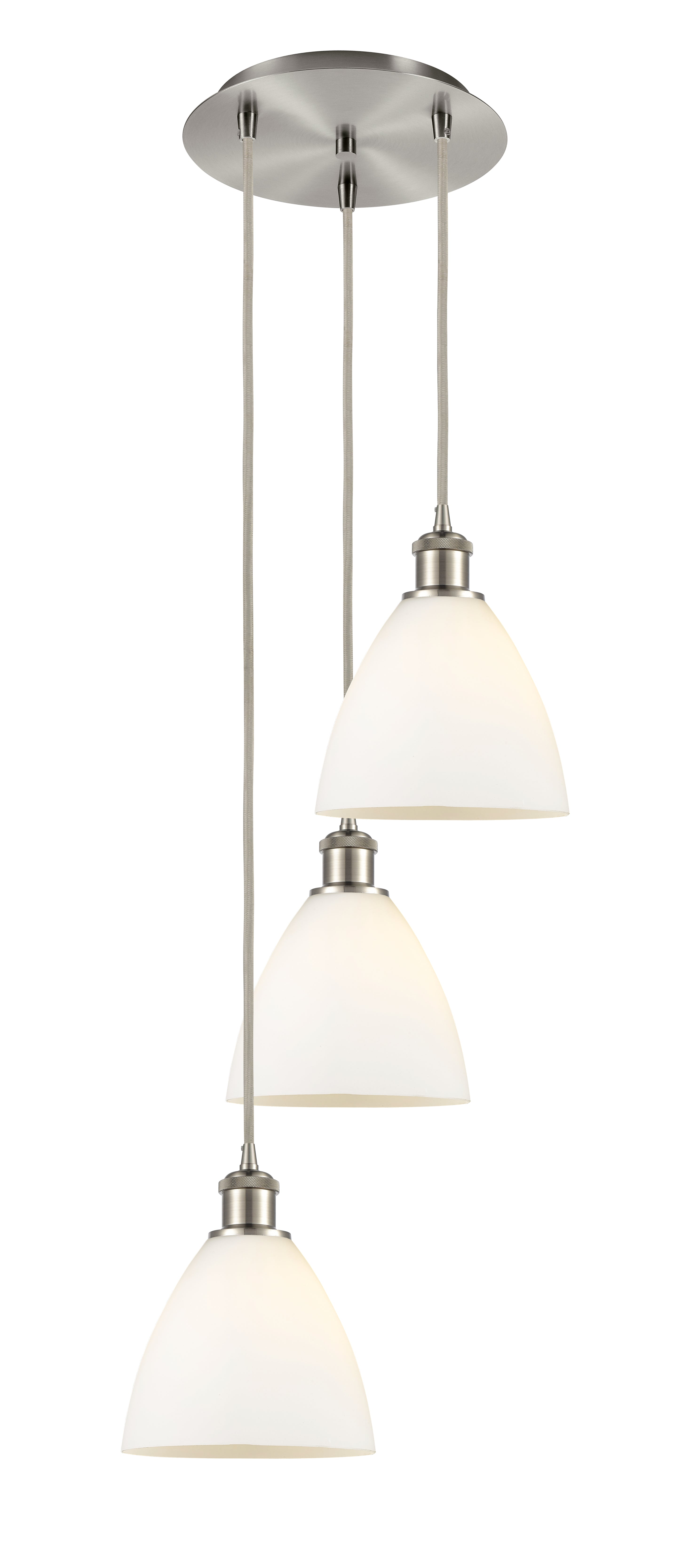 Ballston Multi Pendant Antique Brass Finish