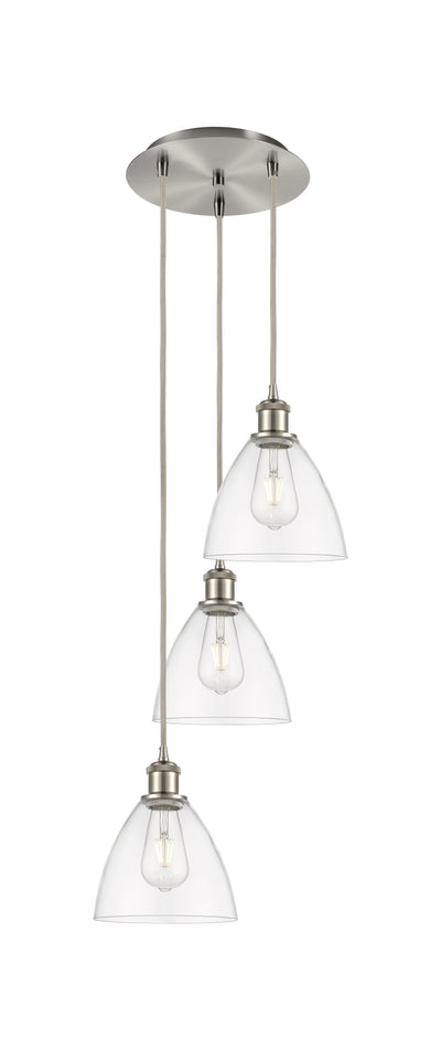 Ballston Multi Pendant Antique Brass Finish
