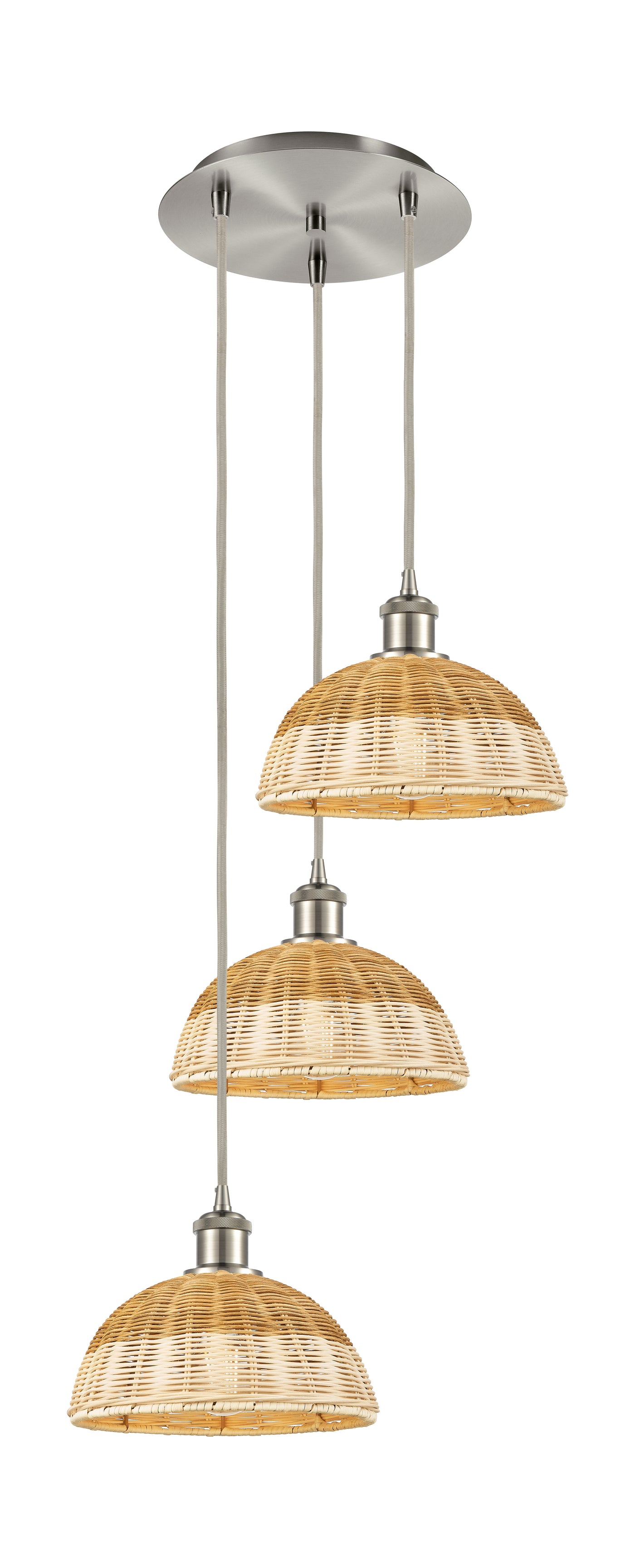 Ballston Multi Pendant Cast Brass Contemporary