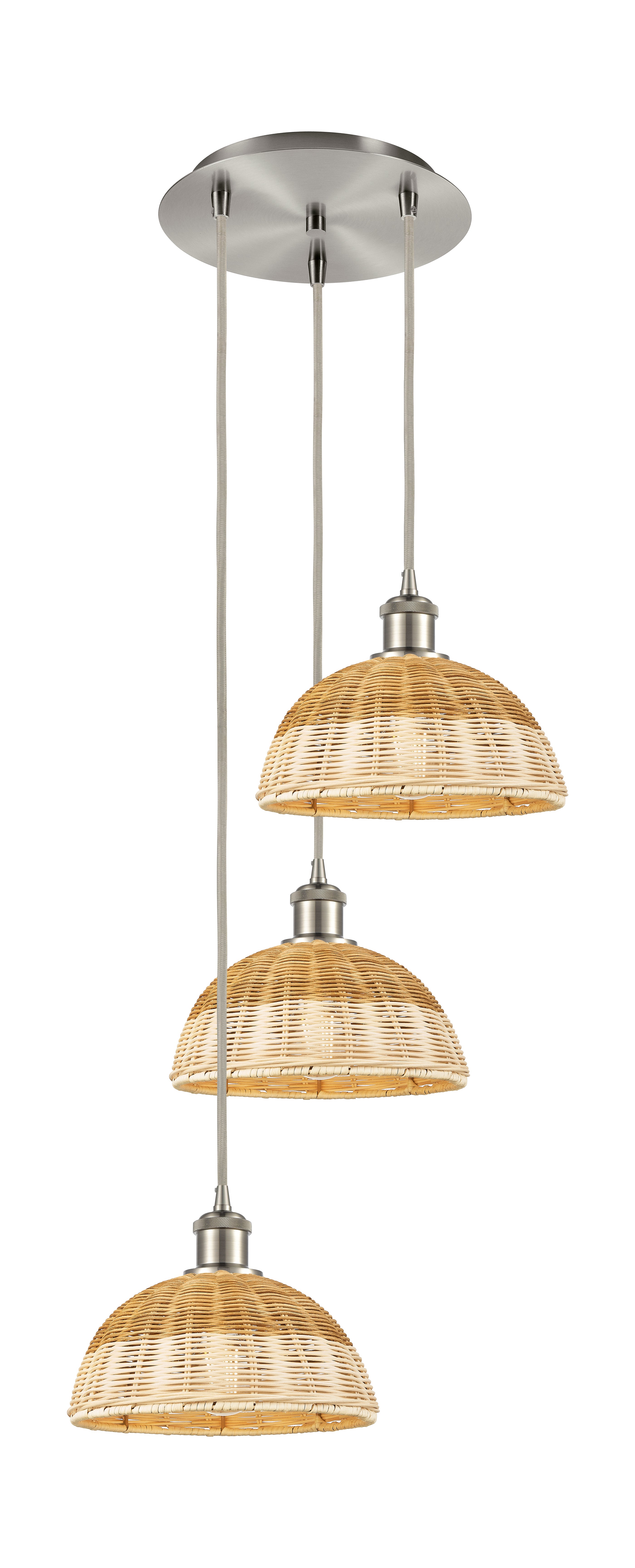Ballston Multi Pendant Cast Brass Contemporary
