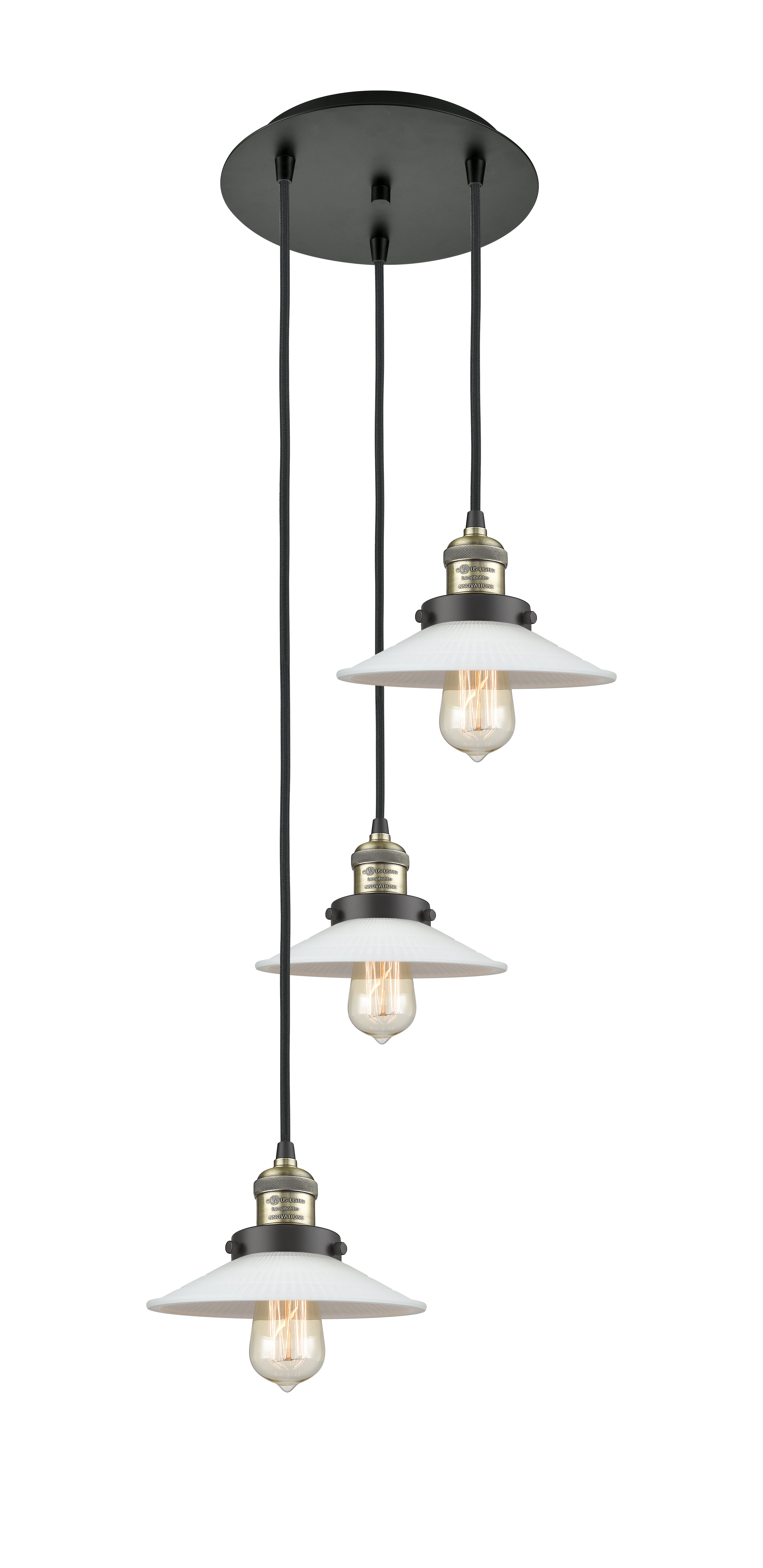 Franklin Restoration Multi Pendant Brass Steel
