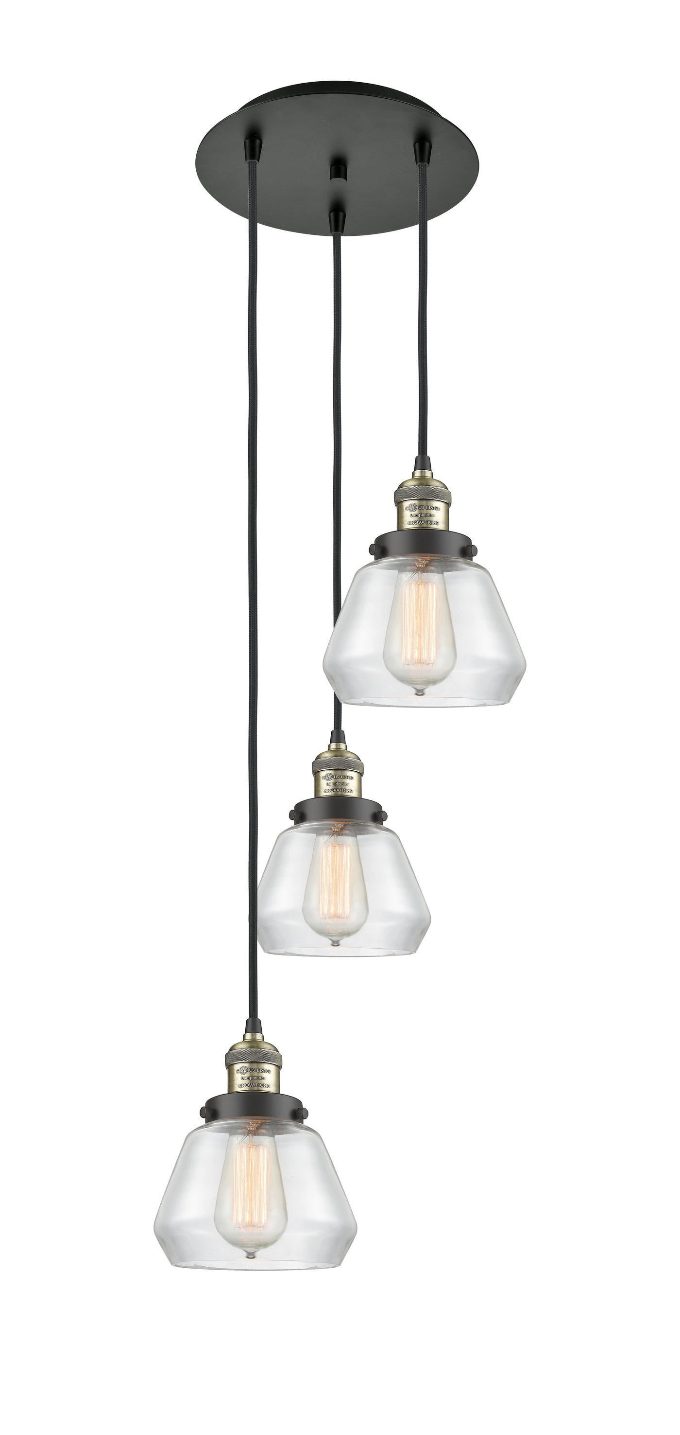 Franklin Restoration Multi Pendant Antique Brass