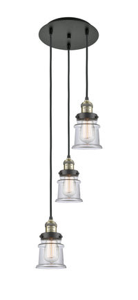 Franklin Restoration Multi Pendant Antique Brass