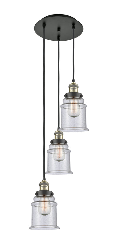 Franklin Restoration Multi Pendant Antique Brass