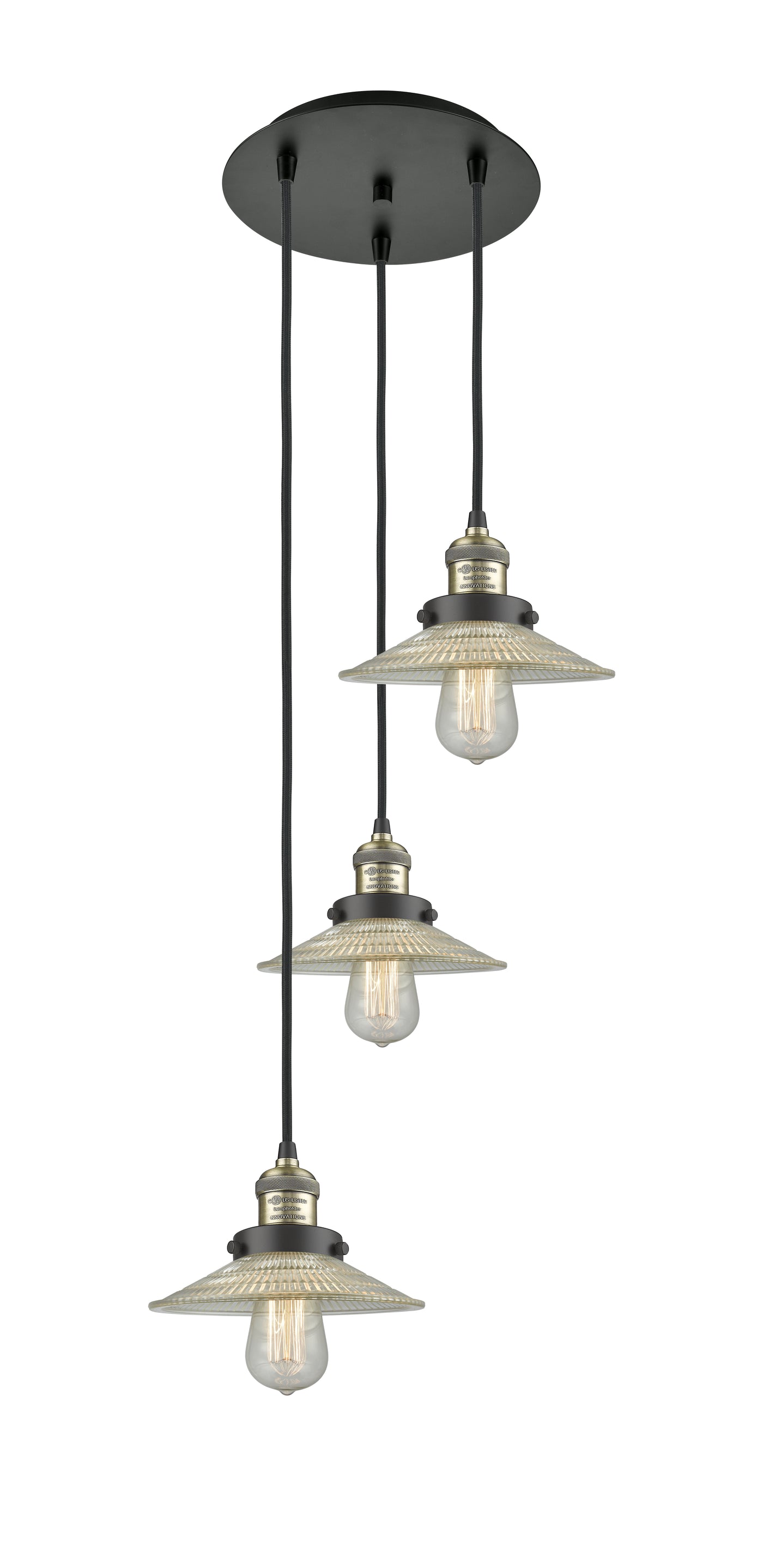 Franklin Restoration Multi Pendant Brass Steel