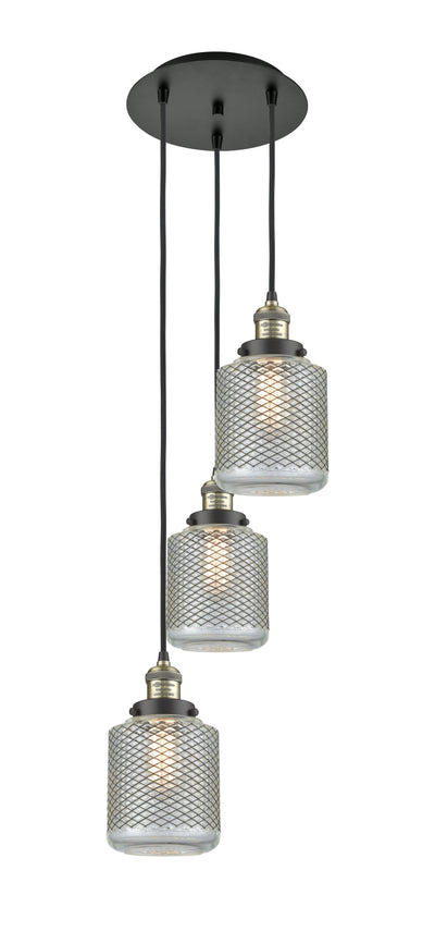 Franklin Restoration Multi Pendant Antique Brass