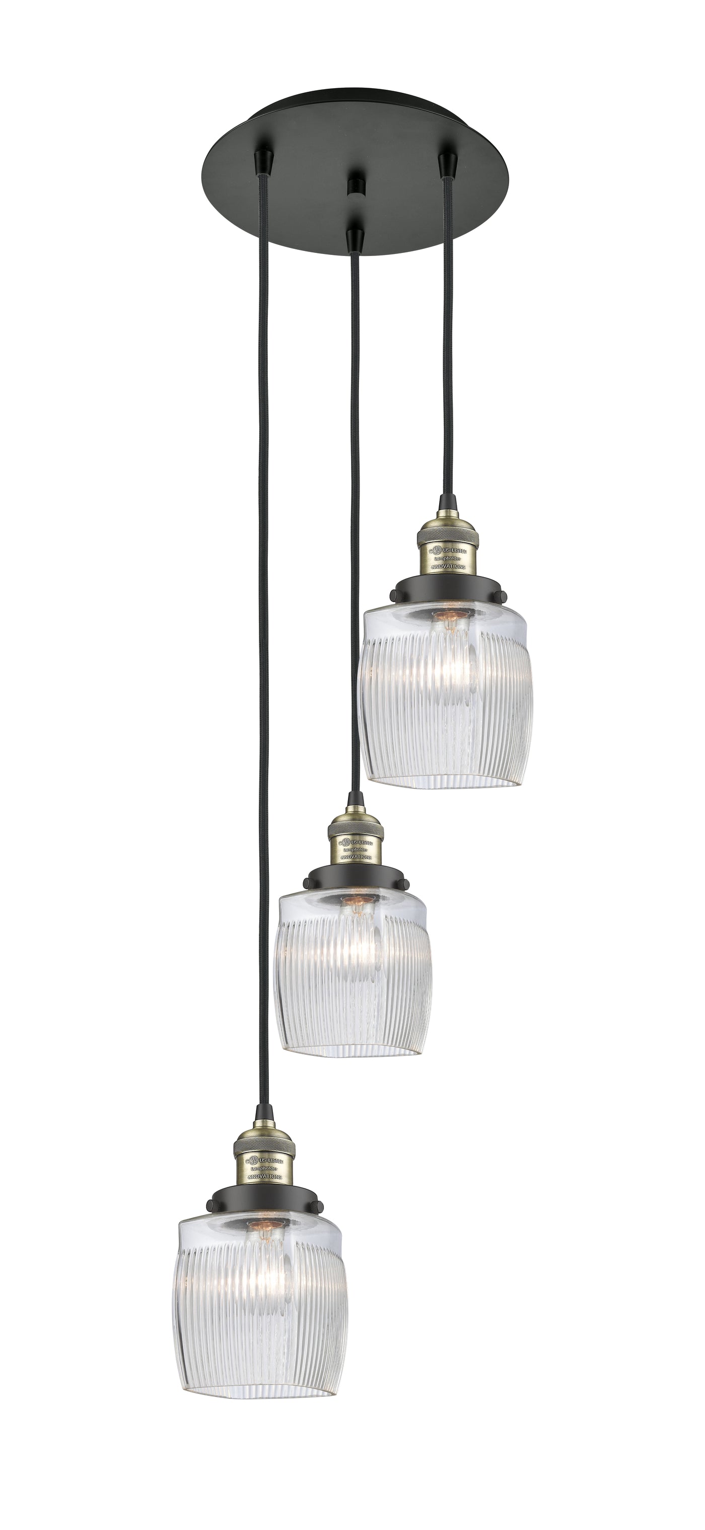Franklin Restoration Multi Pendant Brass Steel
