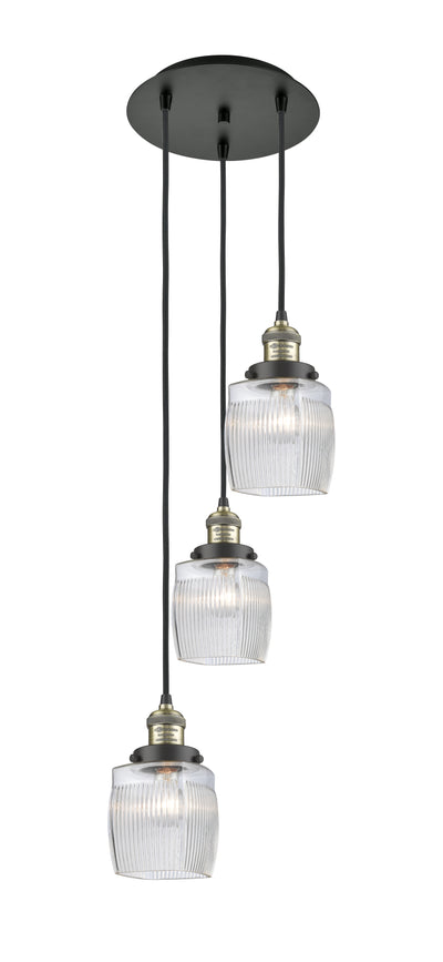 Franklin Restoration Multi Pendant Brass Steel