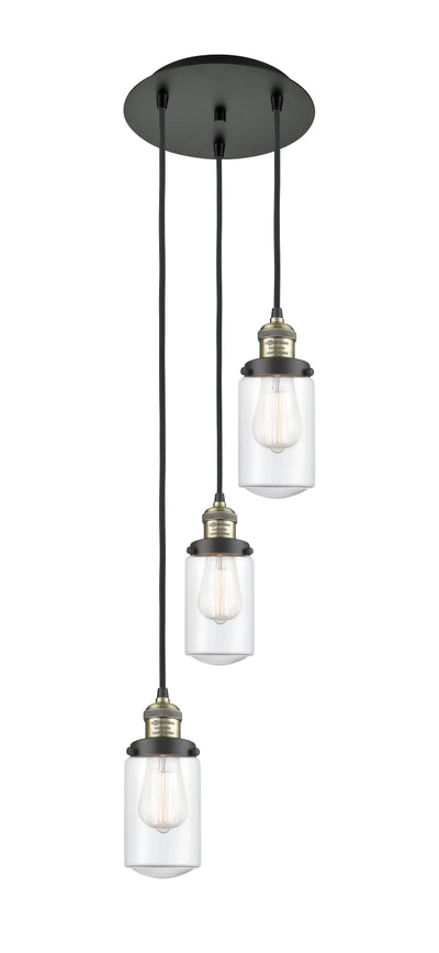 Franklin Restoration Multi Pendant Cast Brass