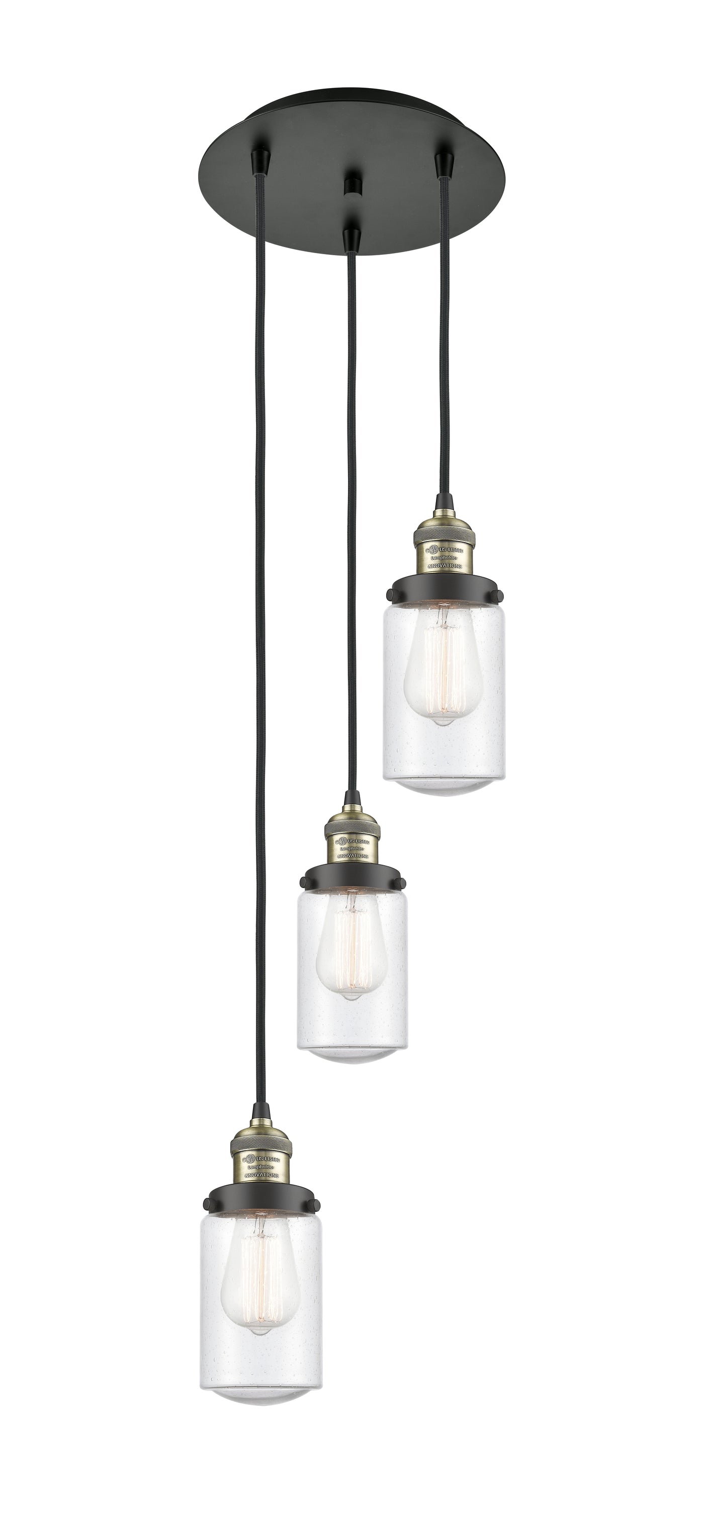 Franklin Restoration Multi Pendant Cast Brass