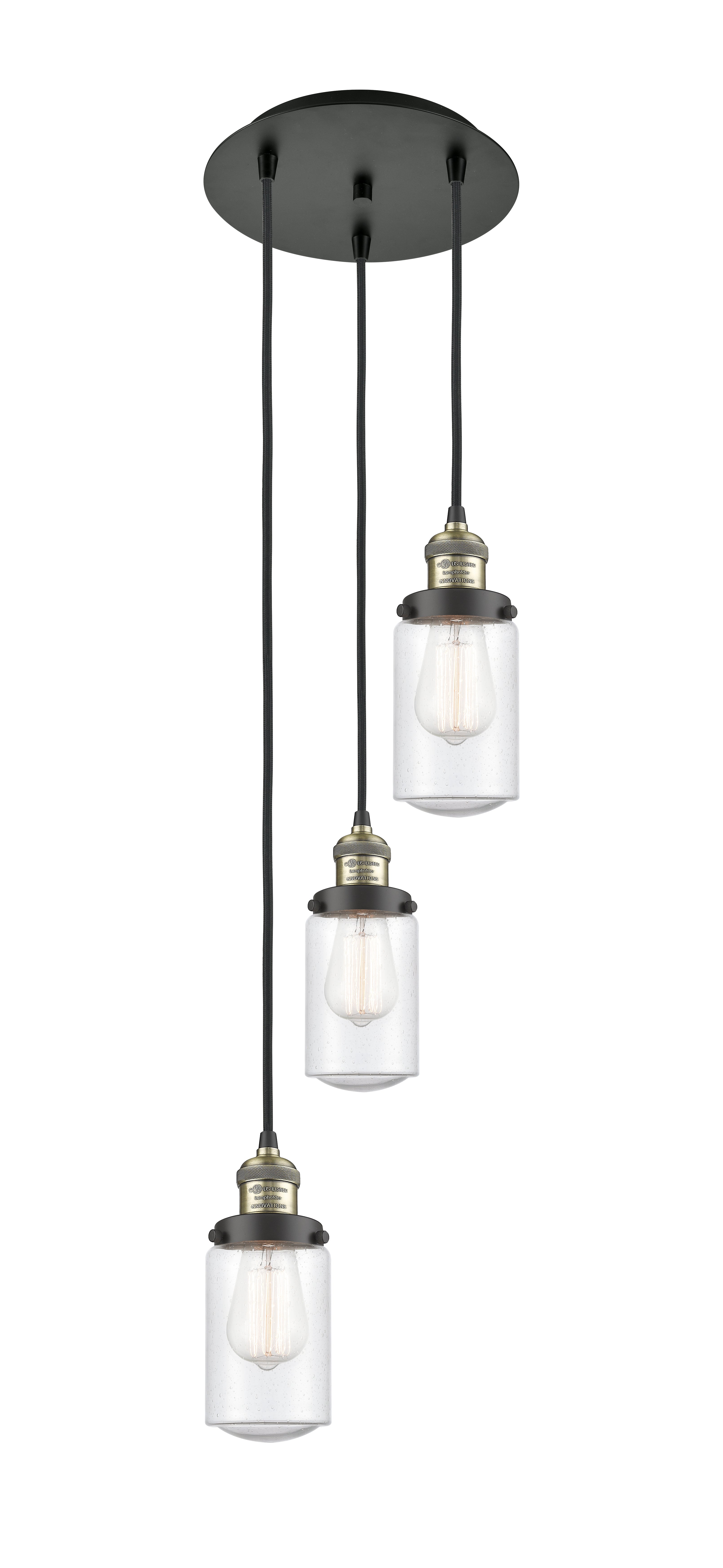 Franklin Restoration Multi Pendant Cast Brass
