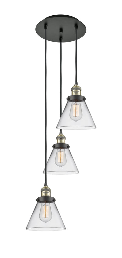 Franklin Restoration Multi Pendant Antique Brass