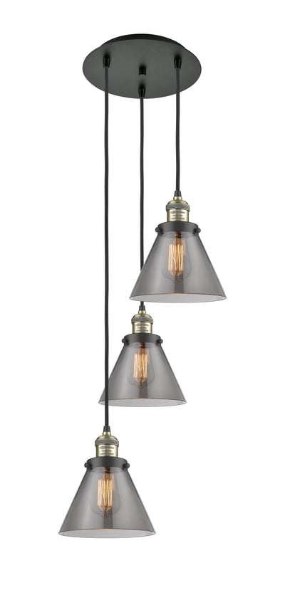 Franklin Restoration Multi Pendant Antique Brass