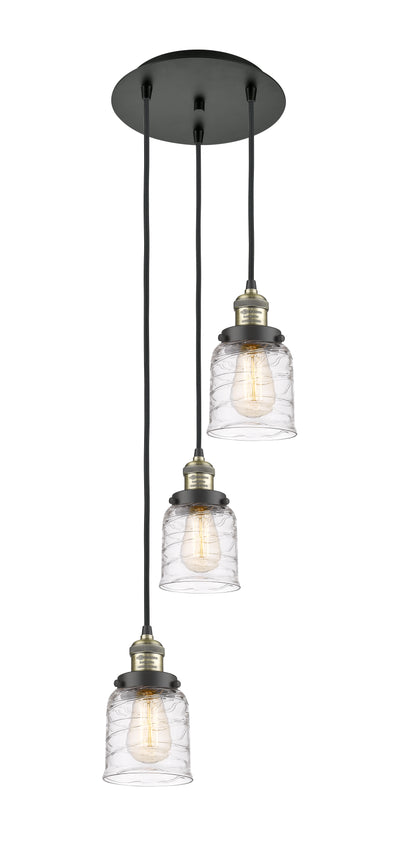 Franklin Restoration Multi Pendant Antique Brass
