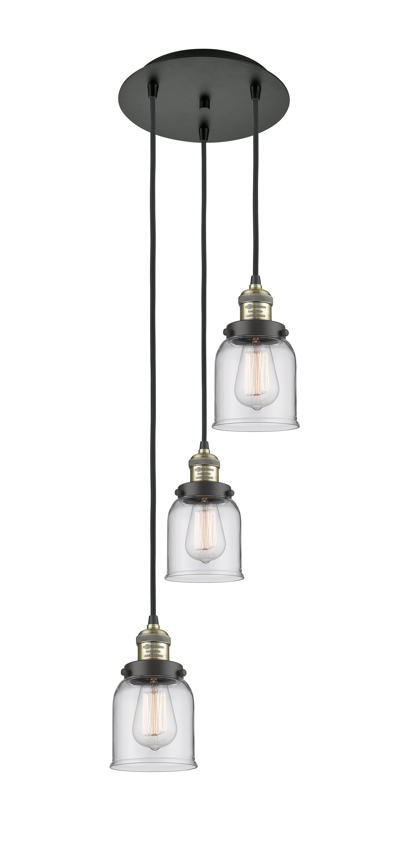 Franklin Restoration Antique Brass Multi Pendant