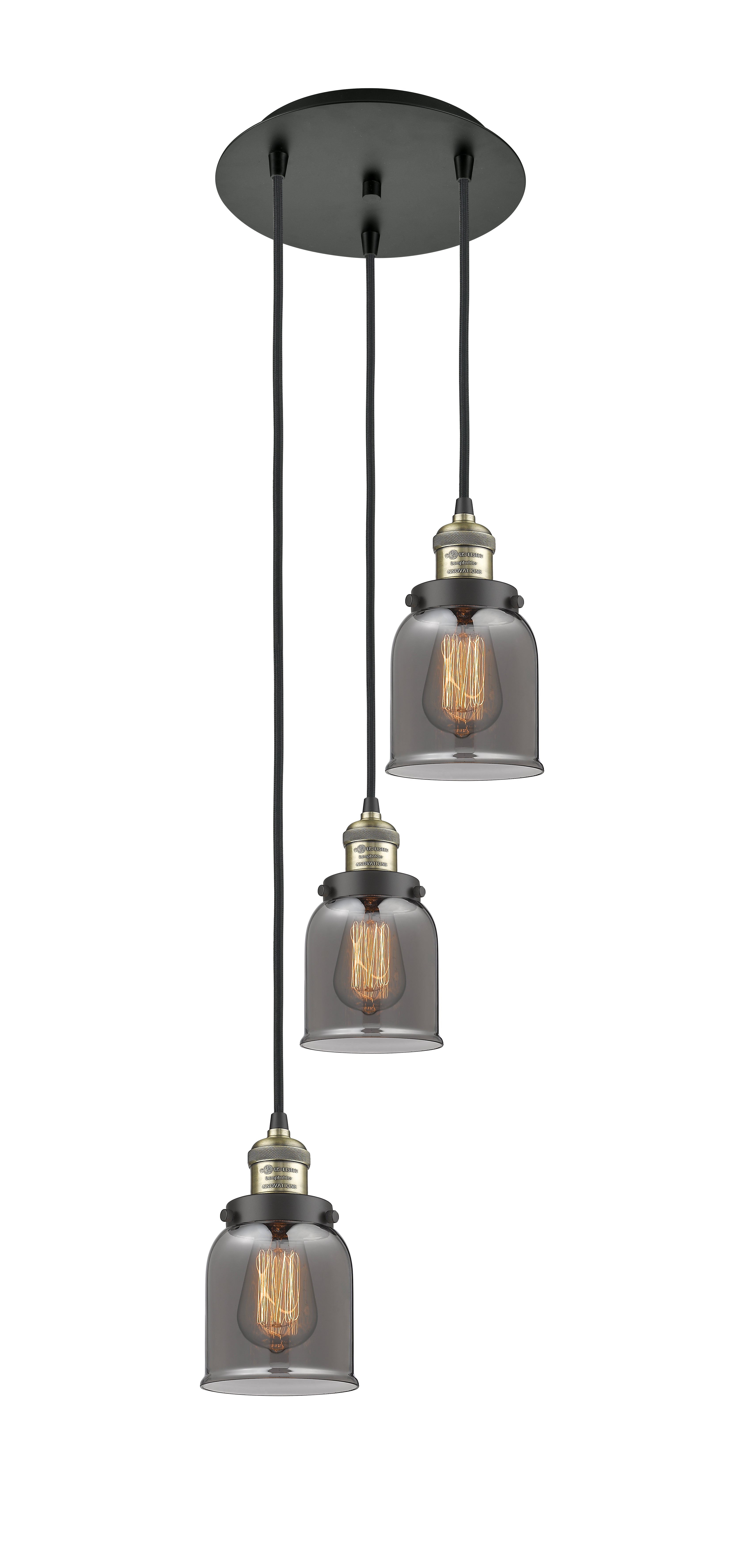 Franklin Restoration Antique Brass Multi Pendant