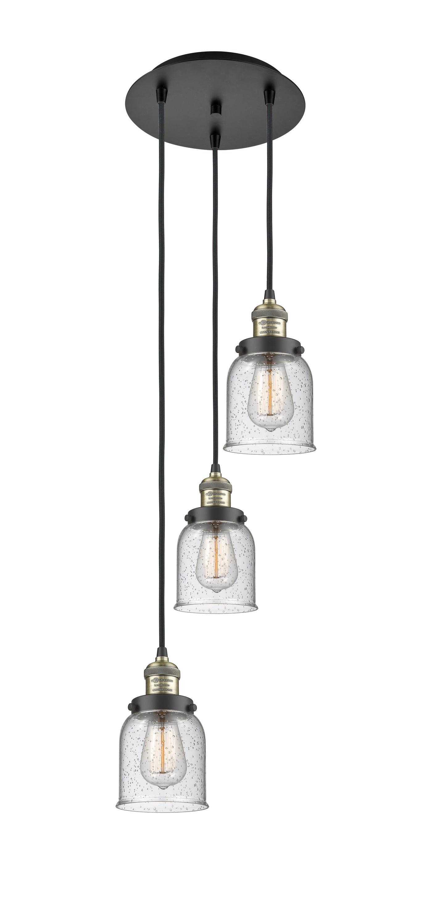 Franklin Restoration Antique Brass Multi Pendant