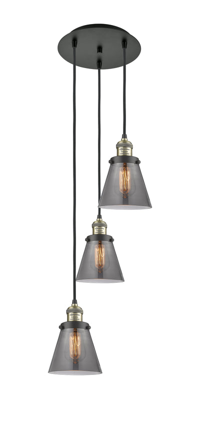 Franklin Restoration Multi Pendant Antique Brass