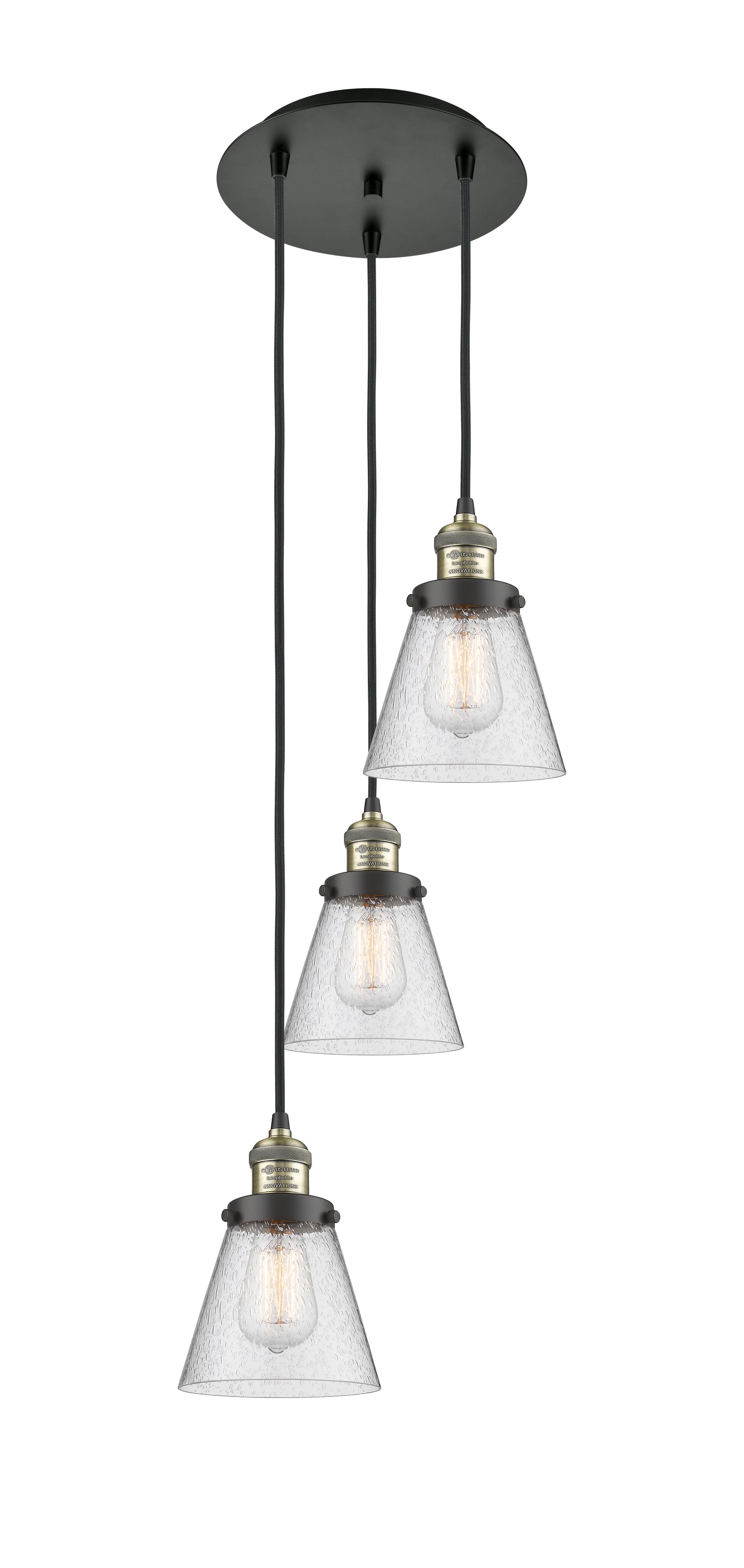 Franklin Restoration Multi Pendant Antique Brass