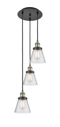 Franklin Restoration Multi Pendant Antique Brass