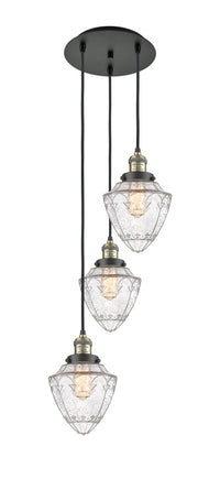 Franklin Restoration Multi Pendant Antique Brass