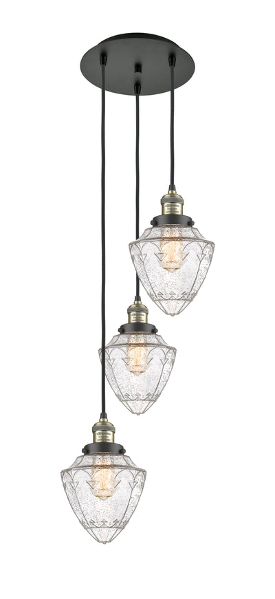Franklin Restoration Multi Pendant Antique Brass