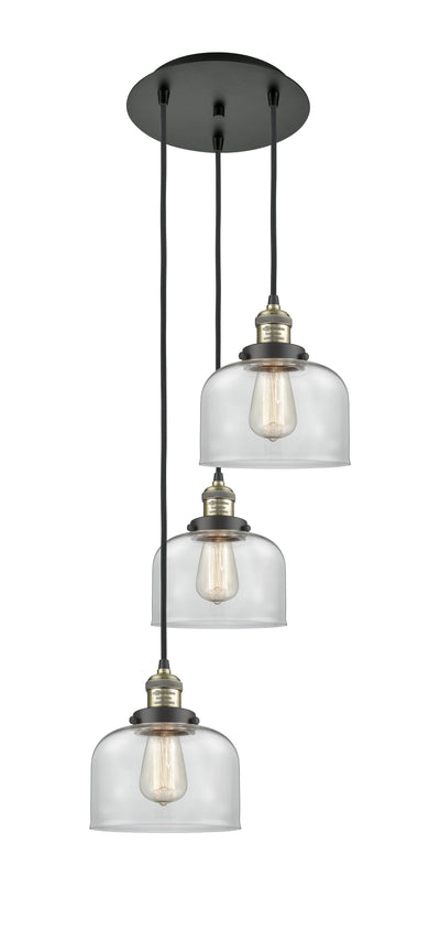Franklin Restoration Multi Pendant Antique Brass