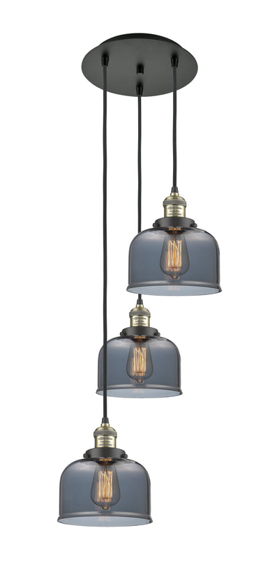 Franklin Restoration Multi Pendant Antique Brass