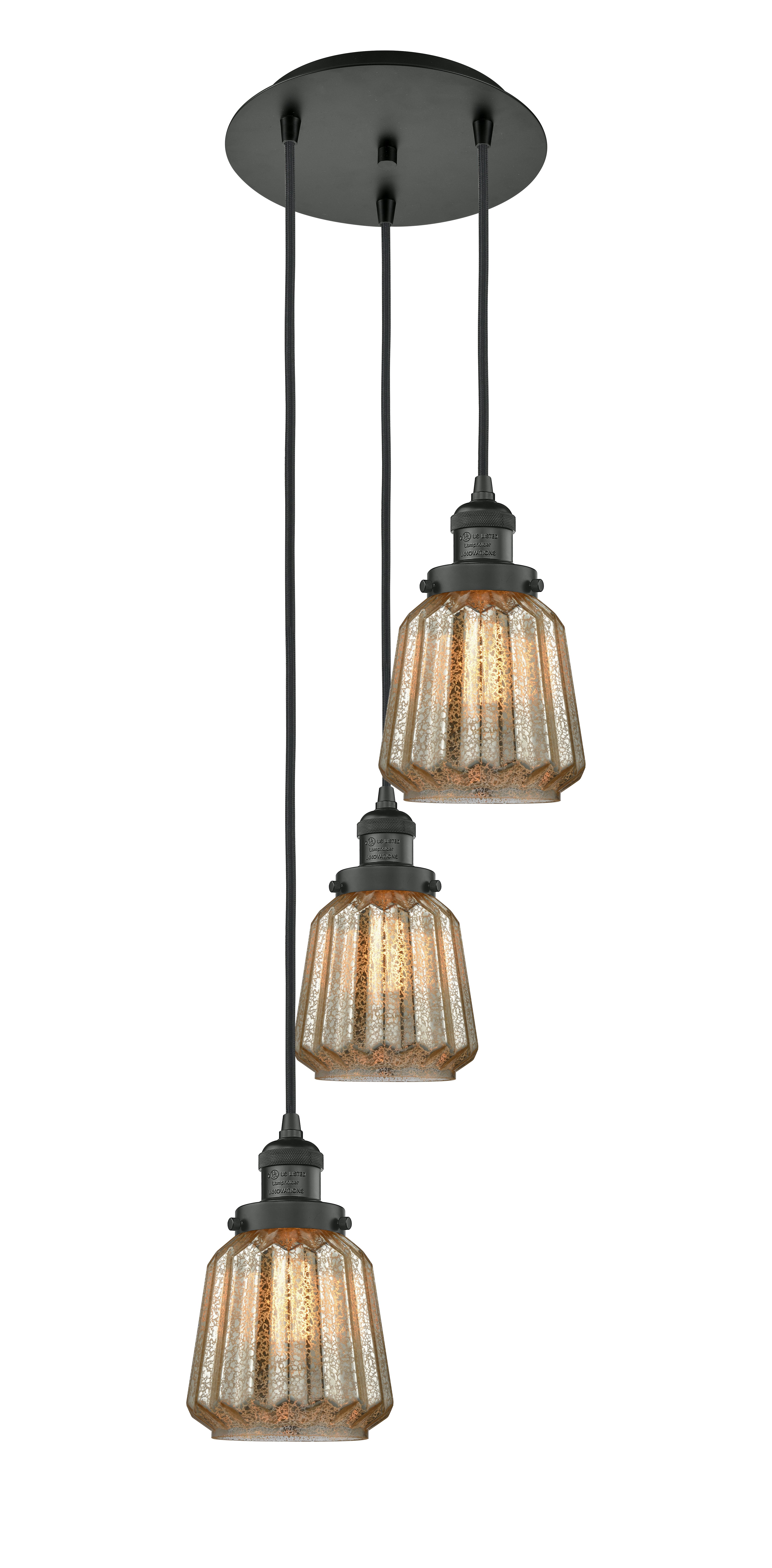 Franklin Restoration Multi Pendant Antique Brass
