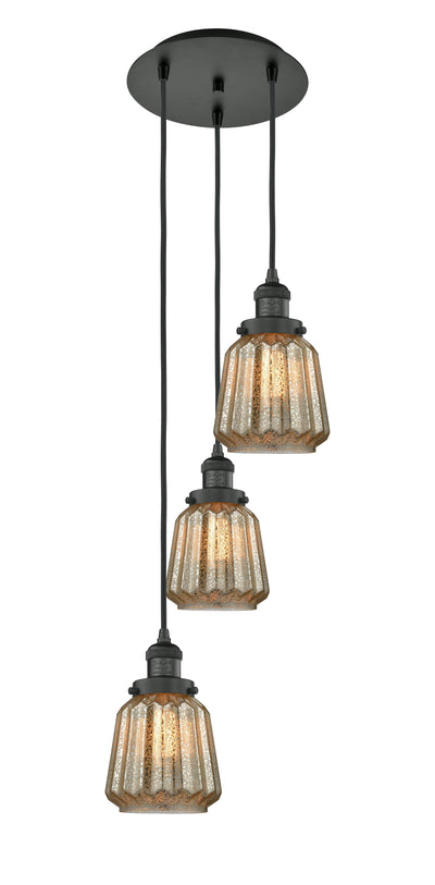 Franklin Restoration Multi Pendant Antique Brass