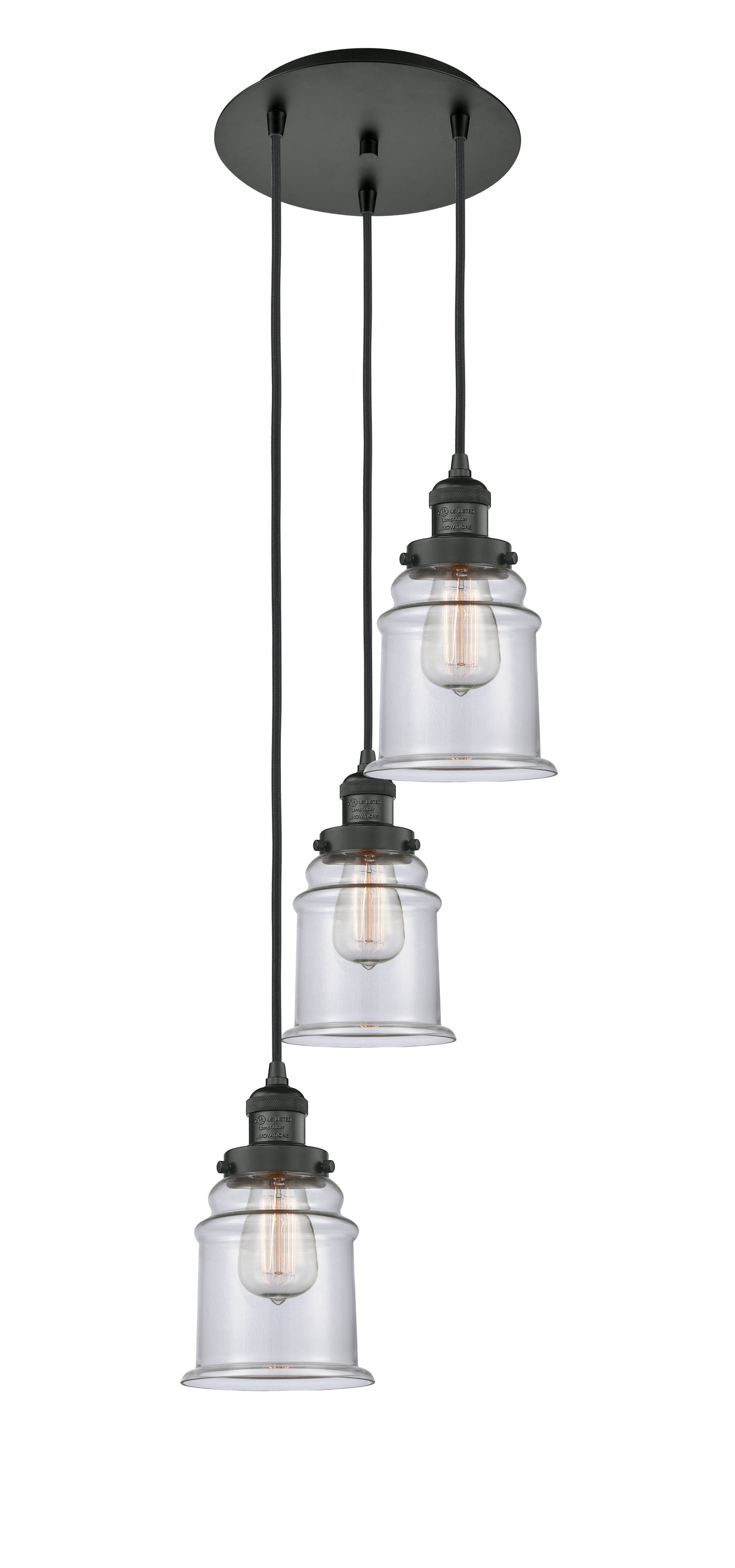 Franklin Restoration Multi Pendant Antique Brass